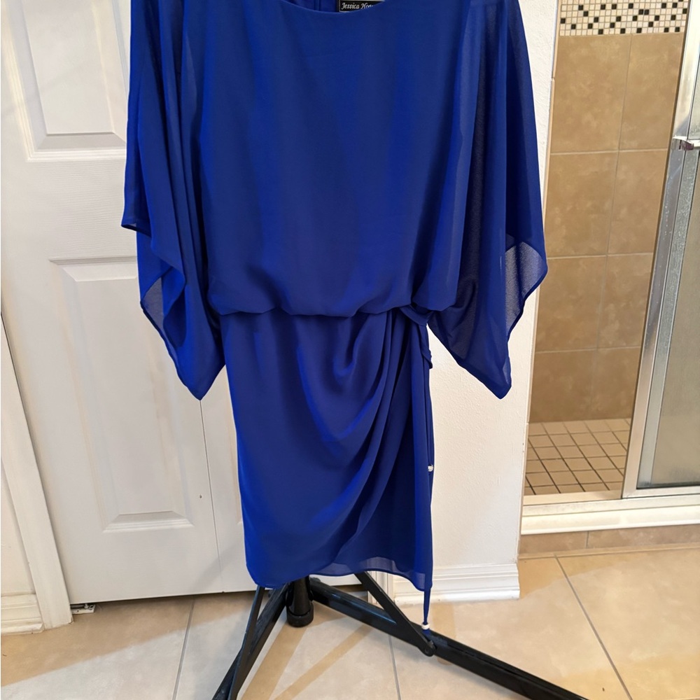 Elegant Blue Women's Dress